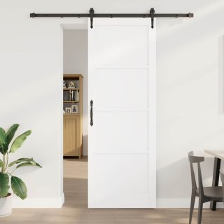 Drzwi przesuwne ORKDAL biały i czarny 83 x 232 cm