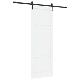Drzwi przesuwne ORKDAL biały i czarny 83 x 232 cm