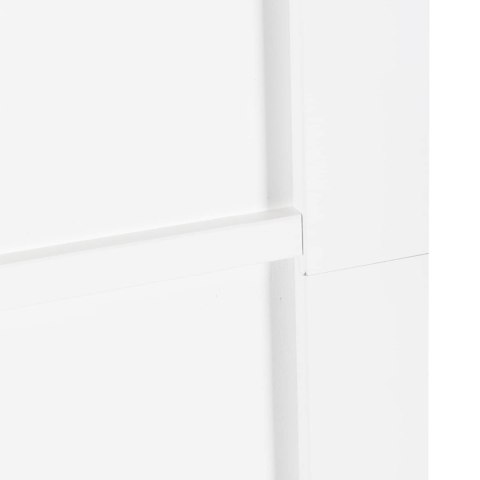 Drzwi przesuwne biały i czarny 83 x 232 cm Lite drewno sosnowe