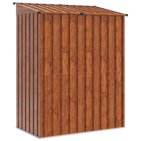 Schowki ogrodowe Brązowy 137 x 81 x 180 cm Metal