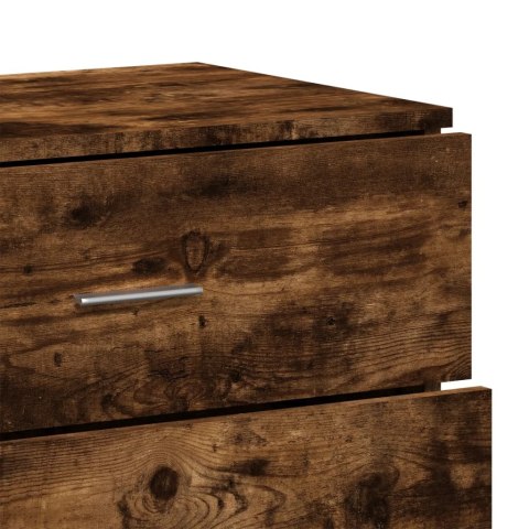 Szafki, 3 szt., przydymiony dąb, materiał drewnopochodny