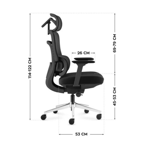 Fotel biurowy Visioner 6.1 Black N