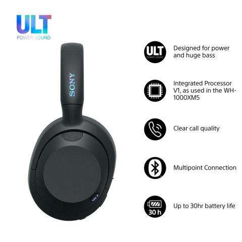 Słuchawki SONY WH-ULT900NB czarne (OUTLET)