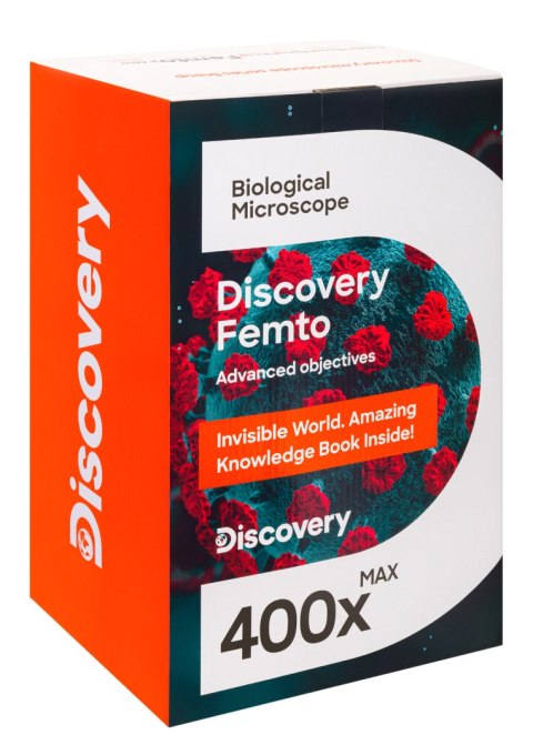 (PL) Mikroskop cyfrowy Levenhuk Discovery Femto Polar z książką