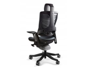 Fotel biurowy Wau 2 BL401 tkanina magenta/czarny