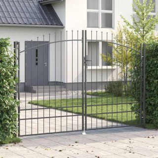 Brama Podwójna Z blokadą Woerden Szary 299,5 x 249,5 cm Stal