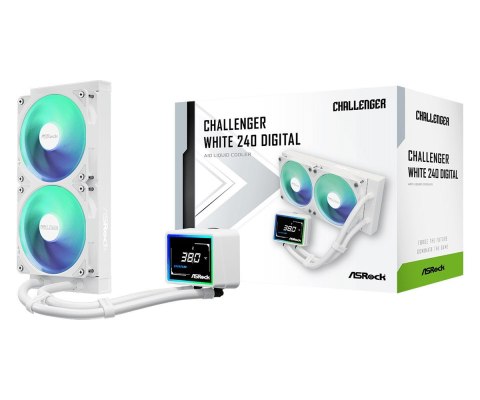 Chłodzenie ASRock Challenger White 240 Digital (OUTLET)