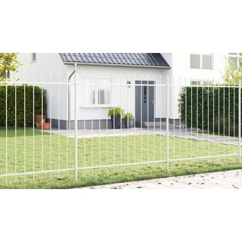Ogrodzenie Ogrodowe 5 pcs Biały 8,5 x 1,5 m
