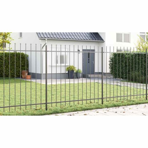 Ogrodzenie Ogrodowe 6 pcs Szary 10,2 x 1,5 m
