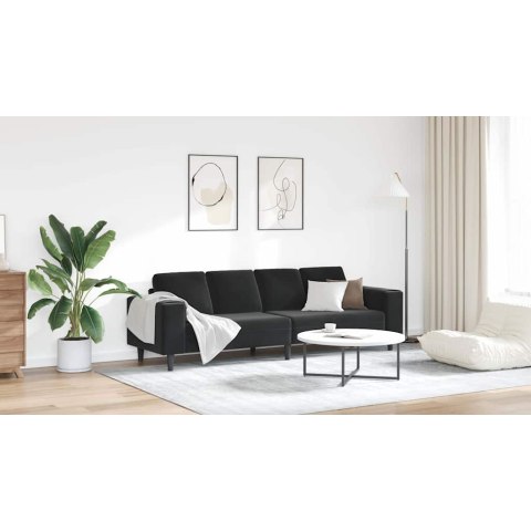 Sofa do salonu Czarny 250 x 77 x 76 cm