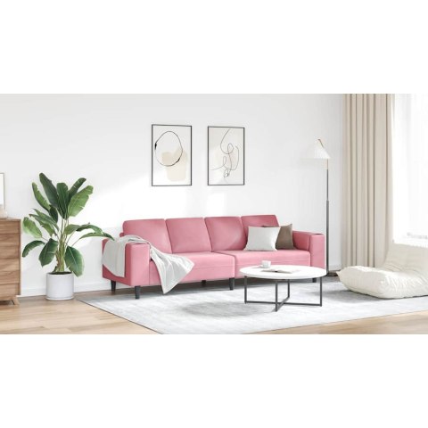 Sofa do salonu Różowy 250 x 77 x 76 cm