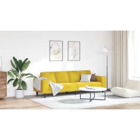 Sofa do salonu Żółty 250 x 77 x 76 cm