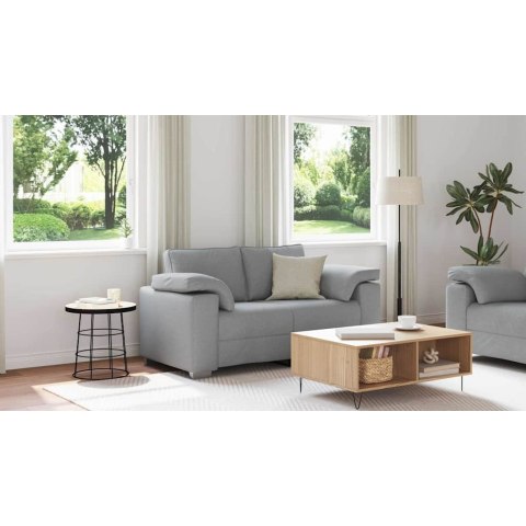Sofa 120cm Jasnoszary tkanina