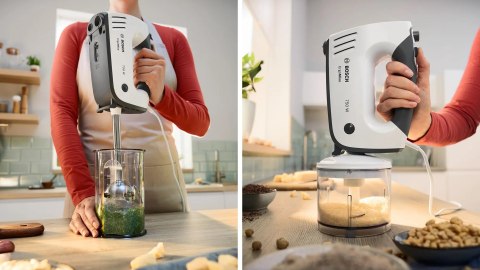 Mikser z misą Bosch ErgoMixx MFQ37490 (750W; biały) (OUTLET)