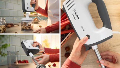 Mikser z misą Bosch ErgoMixx MFQ37490 (750W; biały) (OUTLET)