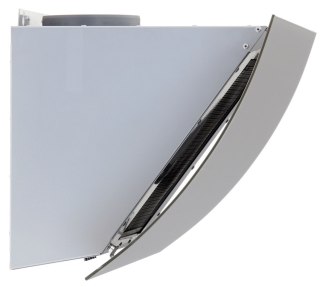 Okap kominowy AKPO WK-4 CLARUS 60 cm | LED | szare szkło