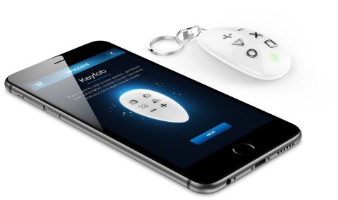 Pilot zdalnego sterowania FIBARO KeyFob, biały (FGKF-601 ZW5) (OUTLET)