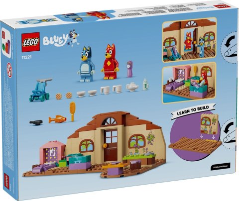 LEGO Bluey 11221 - Szkoła z Ryżykiem i Blue