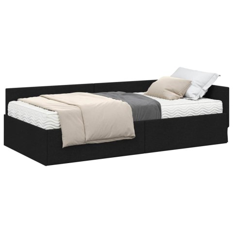 Rama Łóżka Narożnego z Materacem Inny 2 pcs Zielony tkanina