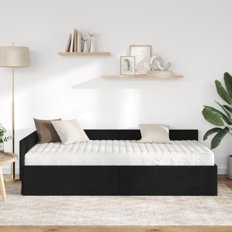 Rama Łóżka Narożnego z Materacem Inny 2 pcs Zielony tkanina