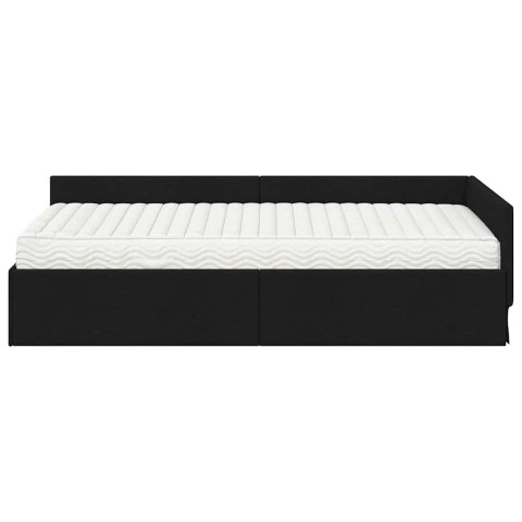 Rama Łóżka Narożnego z Materacem Inny 2 pcs Zielony tkanina