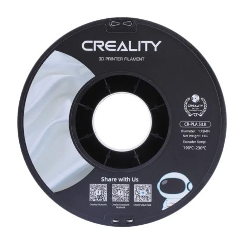Filament CREALITY CR-Silk PLA PLA 1.75mm (biały)