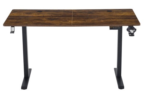 Biurko gamingowe SHADOW GAMER elektryczne RUSTIC 140 cm