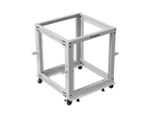 LANBERG OPEN RACK 19" 12U 600X600-1100 REGULOWANY SZARY