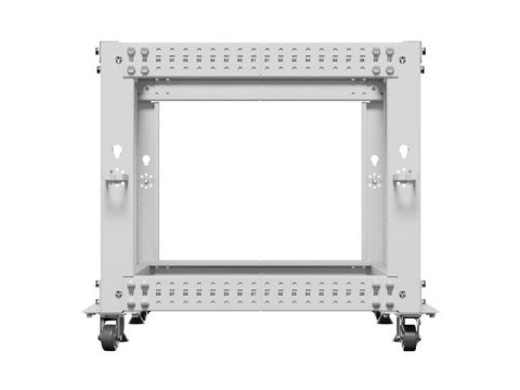 LANBERG OPEN RACK 19" 9U 600X600-1100 REGULOWANY SZARY