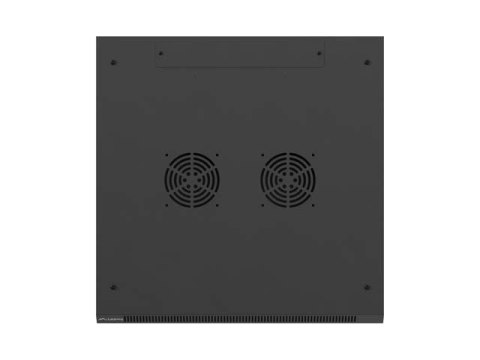 LANBERG SZAFA INSTALACYJNA RACK WISZĄCA 19" 12U 600X600 CZARNA DRZWI PERFOROWANE (FLAT PACK)