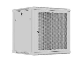 LANBERG SZAFA INSTALACYJNA RACK WISZĄCA 19" 12U 600X600 SZARA DRZWI PERFOROWANE (FLAT PACK)