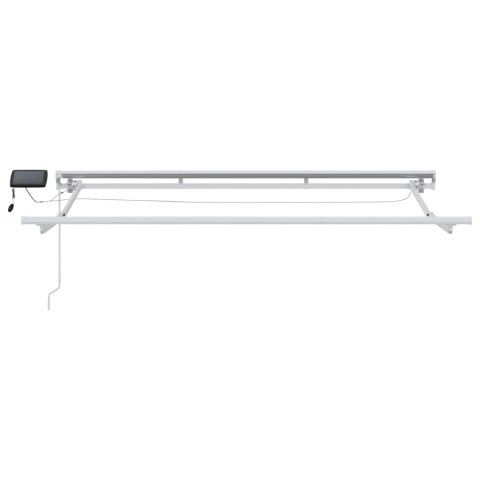 Ręczny ramowy zewnętrzny markizowy z LED 3 x 2 m
