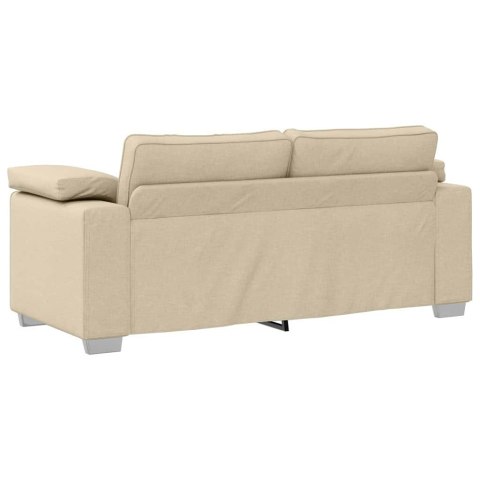Sofa dwuosobowa Kremowy 180 cm tkanina