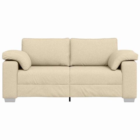 Sofa dwuosobowa Kremowy 180 cm tkanina