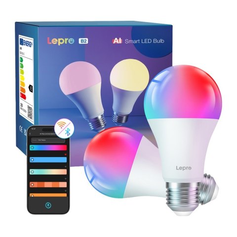 Żarówka LED LEPRO B2-2 E27 Wi-Fi 1100lm 2szt.