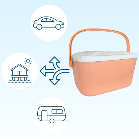 Lodówka ATLANTIC 20L Różowa Kamai