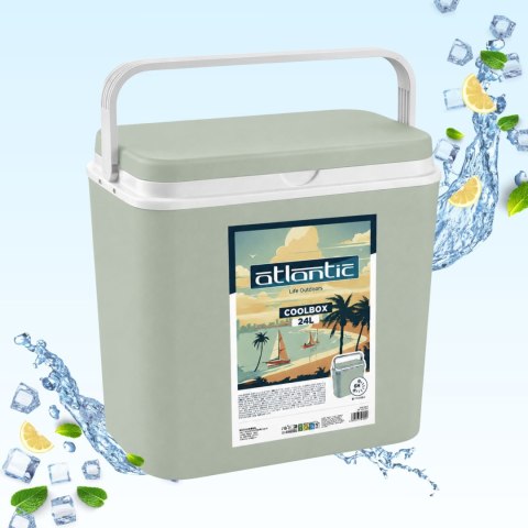 Lodówka ATLANTIC 24L Eukaliptusowa Kamai