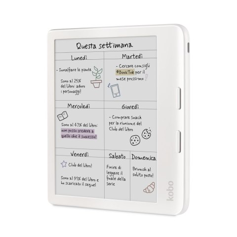 Czytnik e-booków Kobo Libra Colour 7" E-Ink Kaleido 3 32GB WI-FI White