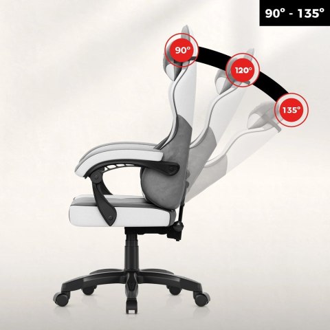 Fotel gamingowy Huzaro Force 2.7 Grey