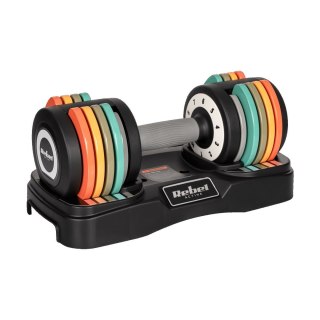 REBEL ACTIVE HANTLE ŻELIWNE REGULOWANE AUTOMATYCZNIE, ZESTAW 2X10 KG, SKOK CO 1KG RBA2335