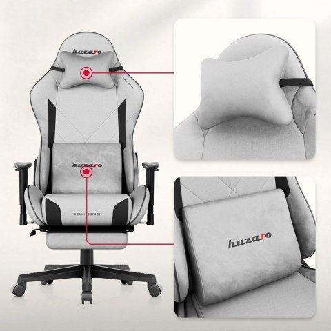 Fotel gamingowy Huzaro Force 5.7 Grey