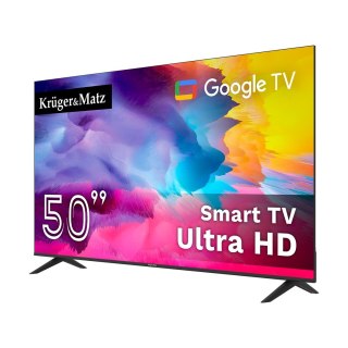 KRUGER&MATZ TELEWIZOR 50" UHD GOOGLE TV 5.0 DVB-T2/T/C H.265 HEVC KM0250UHD-G