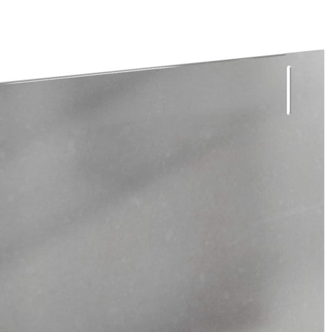 Krawężnik do trawnika 30 pcs 102 x 15 x 4 cm Stal srebrny