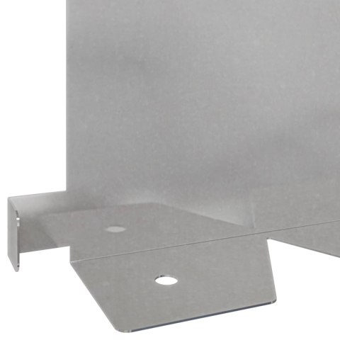 Krawężnik do trawnika 30 pcs 102 x 15 x 4 cm Stal srebrny