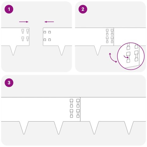 Krawężnik do trawnika 50 pcs 100 x 20 cm Stal srebrny