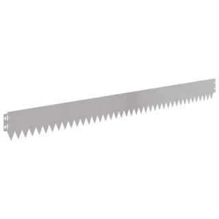 Krawężnik do trawnika 50 pcs 103 x 10 cm Stal srebrny