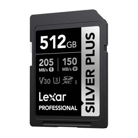 Karta pamięci Lexar Professional SILVER PLUS SDXC 512GB