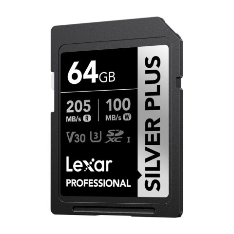 Karta pamięci Lexar Professional SILVER PLUS SDXC 64GB