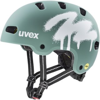 Kask rowerowy dziecięcy UVEX Kid 4 Style MIPS, green