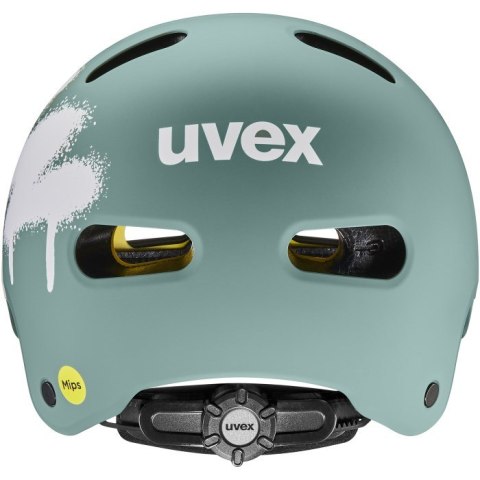 Kask rowerowy dziecięcy UVEX Kid 4 Style MIPS, green